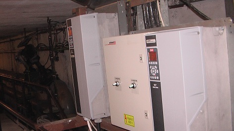 danfoss FC 202 iszaprecirkulációs szivattyúk hajtása